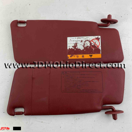 JDM BB6 Prelude SiR Red Sun Visors