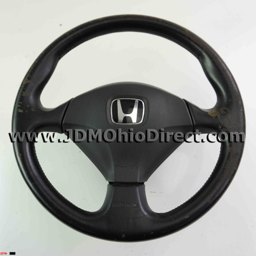JDM CL7 Accord Euro R Leather Steering Wheel