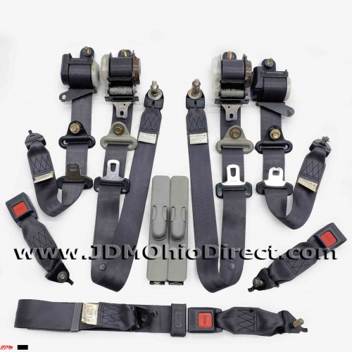 JDM DB8 Integra Type R Black Seatbelt Set 