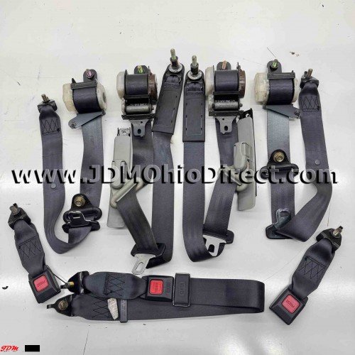 JDM DB8 Integra Type R Black Seatbelt Set 