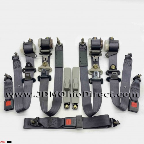 JDM DB8 Integra Type R Black Seatbelt Set 
