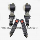 JDM DC2 Integra Type R Black Rear Seatbelt Set 
