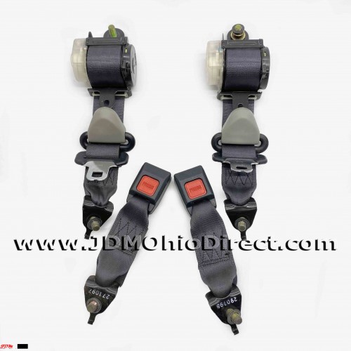 JDM DC2 Integra Type R Black Rear Seatbelt Set 