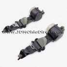 JDM DC2 Integra Type R Black Rear Seatbelt Set 