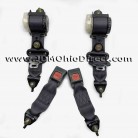 JDM DC2 Integra Type R Black Rear Seatbelt Set 