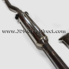 JDM DC2 Mugen Twin Loop Sports Cat Back Exhaust 