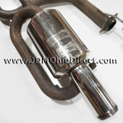 JDM DC2 Mugen Twin Loop Sports Cat Back Exhaust 