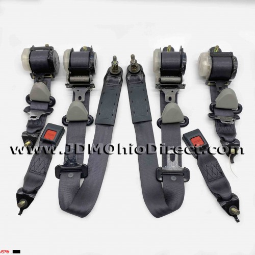 JDM DC2 Integra Type R Black Seatbelt Set 