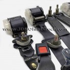 JDM DC2 Integra Type R Black Seatbelt Set 