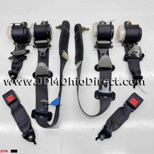 JDM DC2 Integra Type R Black Seatbelt Set 