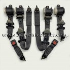 JDM DC2 Integra Type R Black Seatbelt Set 