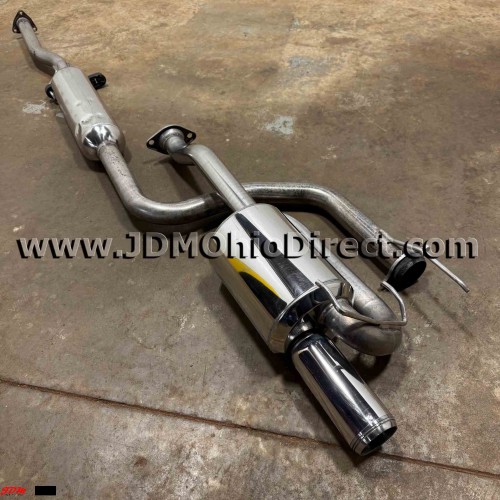 JDM DC2 Mugen Twin Loop Sports Cat Back Exhaust 