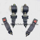 JDM DC2 Integra Type R Black Rear Seatbelt Set 