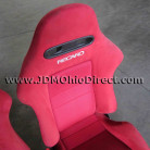 JDM DC5 Integra Type R Front Red Recaro Seats  