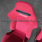JDM DC5 Integra Type R Front Red Recaro Seats  
