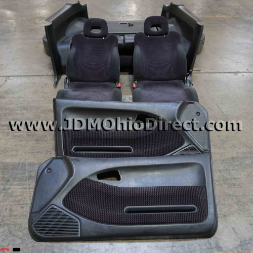 JDM EG6 Civic SiR-S Checkered Black Interior Conversion 