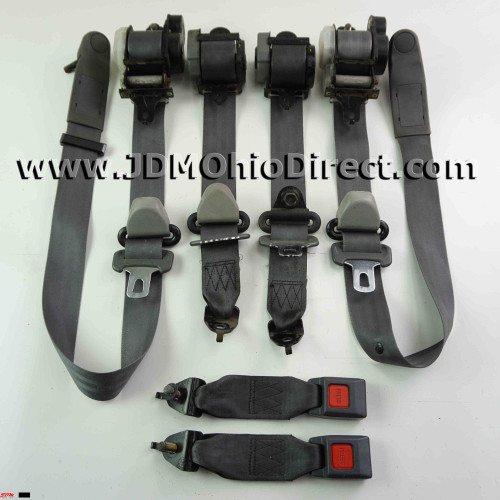 JDM EG6 Civic SiR Gray Seatbelt Set 