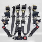 USDM EG Civic Coupe Black Seatbelt Set 