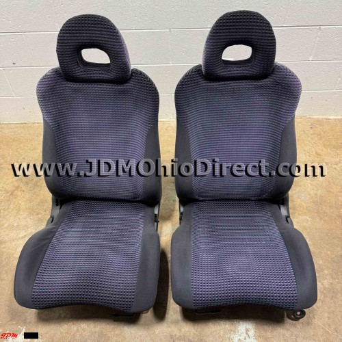 JDM EG6 Civic SiR Checkered Front Seats