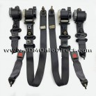JDM EG6 Civic SiR Black Seatbelt Set 