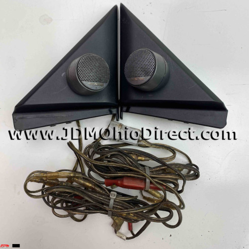 JDM EK9 Civic Internal Mirror Covers with Tweeters