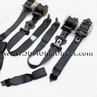 JDM EK9 Civic Type R Black Seatbelt Set 