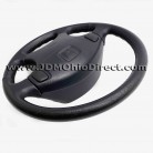 JDM Civic EK4 Black Leather Steering Wheel
