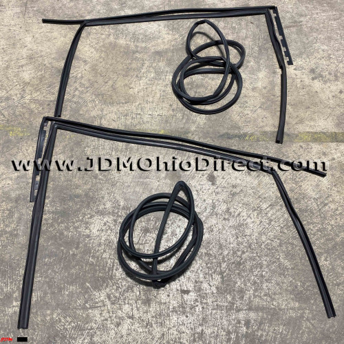JDM EK9 Civic Type R Full Door Rubber Set - 6pc