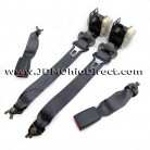 JDM EK9 Civic Type R Black Rear Seatbelt Set 