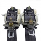 JDM EK9 Civic Type R Black Rear Seatbelt Set 