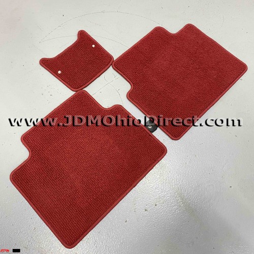 JDM EK9 Civic Type Rx 00spec Red Rear Floor Mats