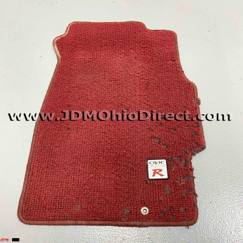 JDM EK9 Civic Type Rx 00spec Red RHD Driver Floor Mat