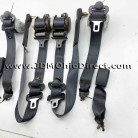 JDM EK9 Civic Type R Black Seatbelt Set 