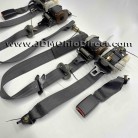 JDM EK9 Civic Type R Black Seatbelt Set 