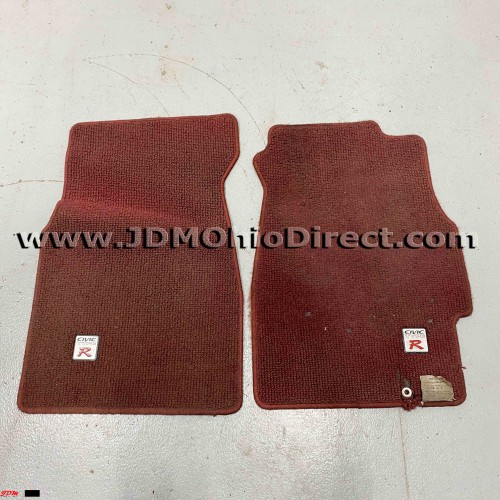 JDM EK9 Civic Type R Red RHD 97spec Front Floor Mat Set