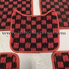 JDM EK9 Civic Type R Red RHD Checkered Floor Mat Set 
