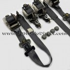 JDM EK4 Civic SiR Black Seatbelt Set 