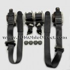 JDM EK4 Civic SiR Black Seatbelt Set 