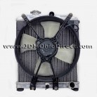 JDM EK9 Civic Type R 3-Row Aluminum Radiator