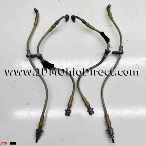 JDM EK9 Mugen Micro Mesh Brake Line Set