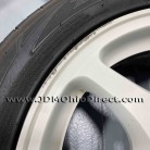 JDM EK9 Civic Type R White Wheels and Tires