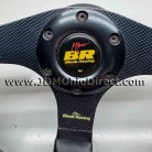JDM Black Racing Hyper Steering Wheel with EK9 Hub
