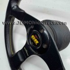 JDM Black Racing Hyper Steering Wheel with EK9 Hub