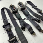 JDM EK9 Civic Type R Black Seatbelt Set 