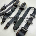JDM EK9 Civic Type R Black Seatbelt Set 