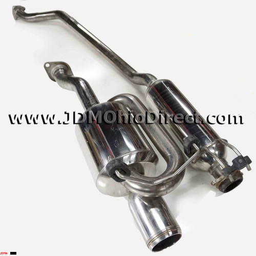 JDM EP3 Mugen Twin Loop Sports Cat Back Exhaust 