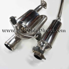 JDM EP3 Mugen Twin Loop Sports Cat Back Exhaust 