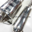 JDM EP3 Mugen Twin Loop Sports Cat Back Exhaust 