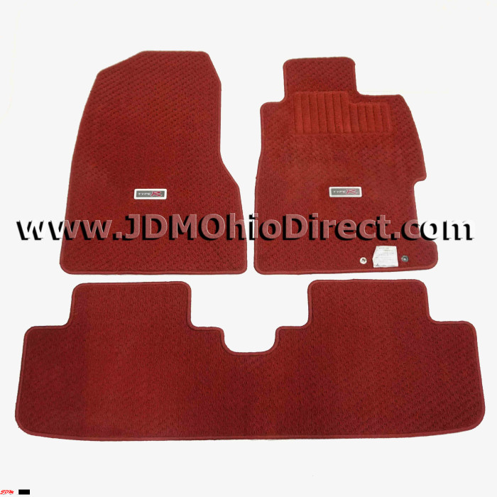JDM EP3 Civic Type R Red Floor Mat Set