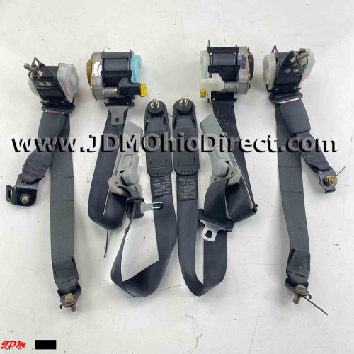 JDM EP3 Civic Type R Black Seatbelt Set 
